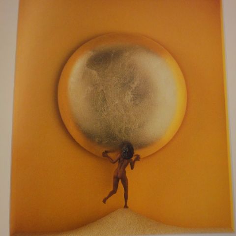 'Sunworshipper' Volker Kuhn, purchased 23-04-06, Galerie Artima, Paris